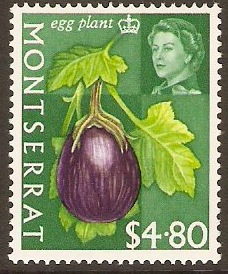 Montserrat 1965 $4.80 Fruits and Vegetables Series. SG176.