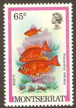 Montserrat 1981 65c Fish Series. SG498.