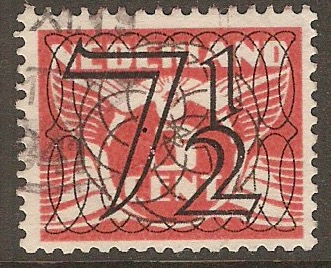 Netherlands 1940 7 on 3c Red - Surcharge series. SG524.