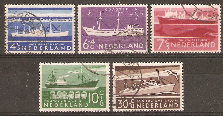 Netherlands 1957 Cultural and Social Funds Set. SG843-SG847. - Click Image to Close