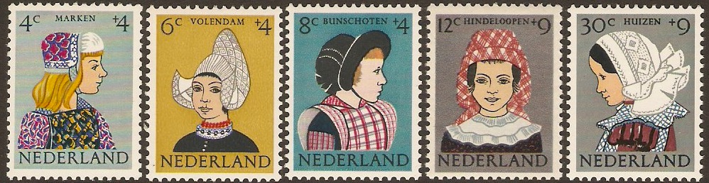 Netherlands 1960 Child Welfare Set. SG902-SG906.
