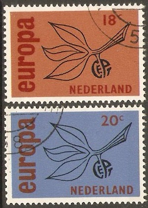 Netherlands 1965 Europa Stamps Set. SG999-SG1000.