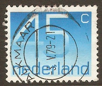 Netherlands 1976 45c Greenish blue. SG1230.