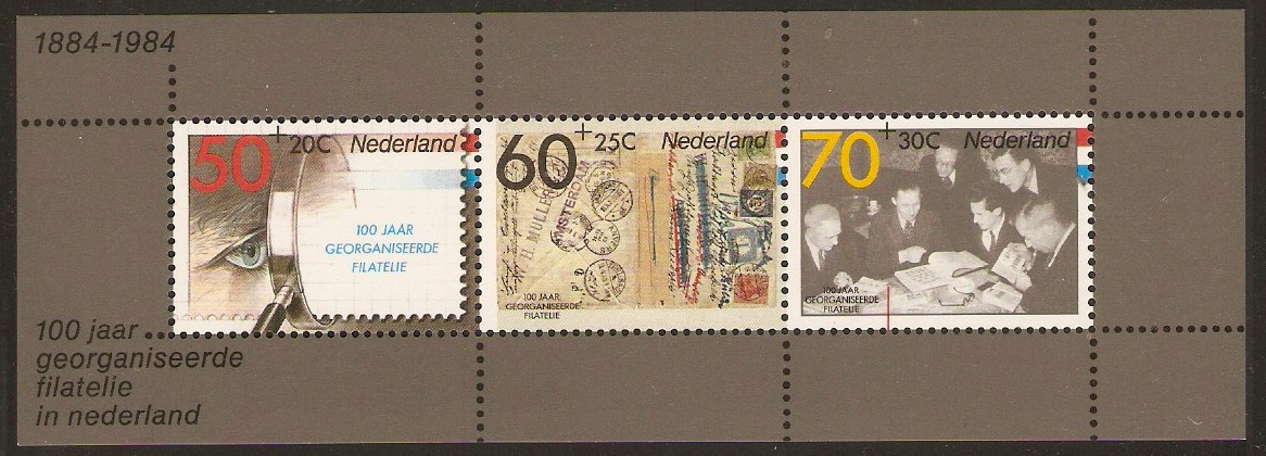 Netherlands 1984 Philatelic Centenary Sheet. SGMS1445.