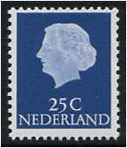 Netherlands 1953 25c. Chalky Blue. SG779.
