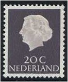 Netherlands 1953 20c. Slate-Purple. SG778.