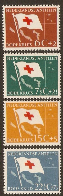 Netherlands Antilles 1958 Red Cross Set. SG399-SG402.
