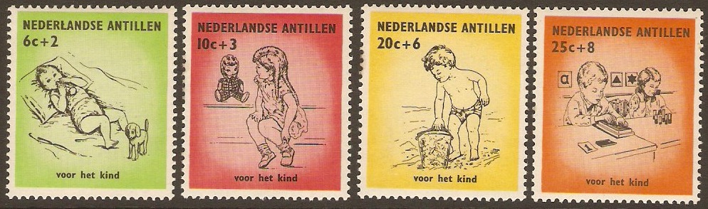 Netherlands Antilles 1961 Childrens Stamps. SG424-SG427.