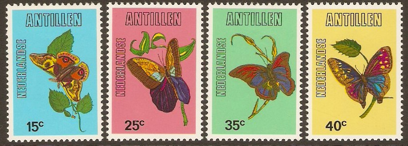 Netherlands Antilles 1978 Butterflies Set. SG668-SG671.