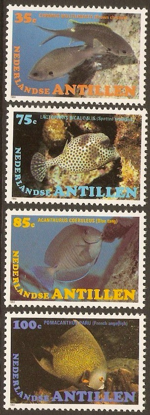 Netherlands Antilles 1982 Fish Set. SG789-SG792.