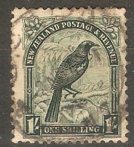 New Zealand 1935 1s Deep green. SG567.