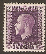 New Zealand 1915 2d Bright violet. SG417.