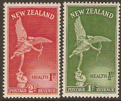 New Zealand 1947 Health Stamps. SG690-SG691.