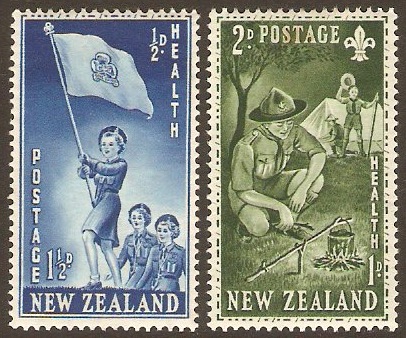 New Zealand 1953 Health Stamps. SG719-SG720.