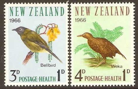 New Zealand 1966 Health Set. SG839-SG840.