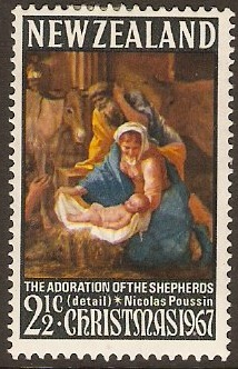 New Zealand 1967 2c Christmas Stamp. SG880.