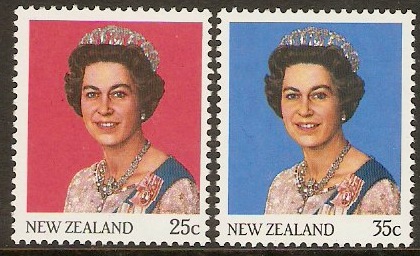 New Zealand 1985 Queen Elizabeth II Set. SG1370-SG1371.