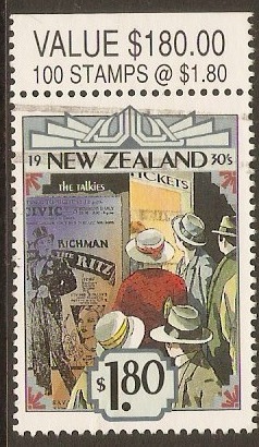New Zealand 1993 $1.80 NZ in the 1930's Series. SG1725.