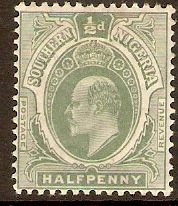 Southern Nigeria 1907 d Grey-green. SG33. - Click Image to Close
