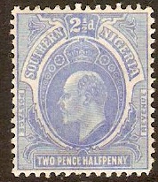 Southern Nigeria 1907 2d Blue. SG36.