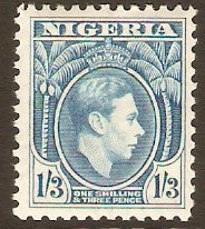 Nigeria 1938 1s.3d Light blue. SG57.