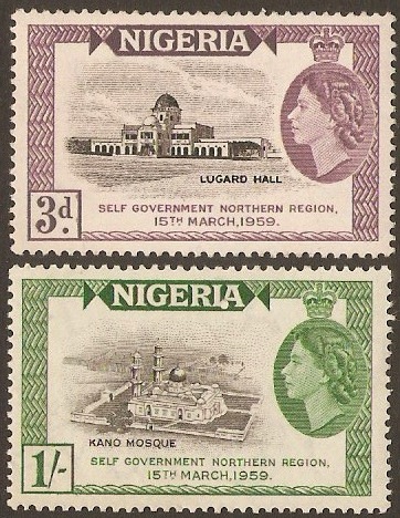 Nigeria 1959 Self Government Set. SG83-SG84.