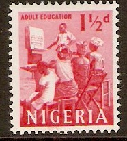 Nigeria 1961 1d Carmine-red. SG91.
