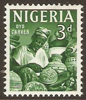 Nigeria 1961 3d Deep green. SG93.