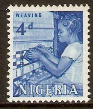 Nigeria 1961 4d Blue. SG94.