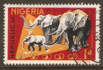 Nigeria 1965 1d Wildlife series. SG173.