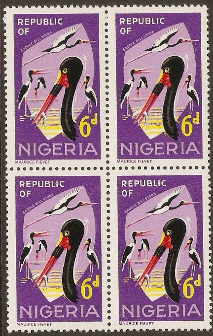 Nigeria 1965 6d Wildlife Series. SG178.