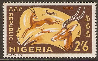 Nigeria 1965 2s.6d Wildlife Series. SG182.