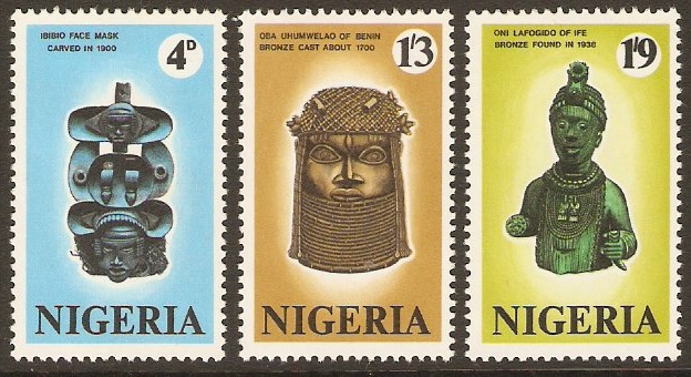 Nigeria 1971 Antiquities Set. SG260-SG262.