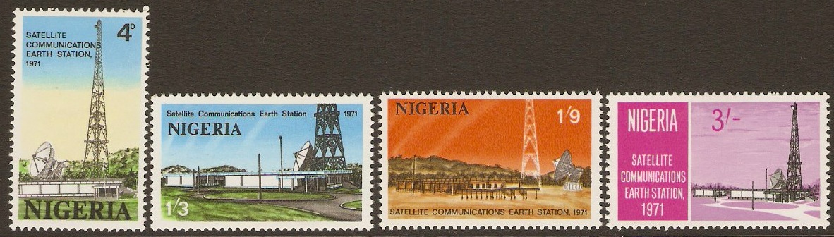 Nigeria 1971 Satellite Station Set. SG266-SG269.