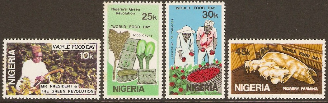 Nigeria 1981 World Food Day Set. SG423-SG426.