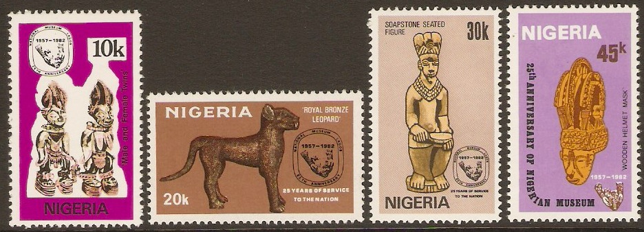 Nigeria 1982 Museum Anniversary Set. SG442-SG445.