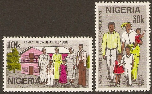 Nigeria 1983 Family Day Set. SG446-SG447.