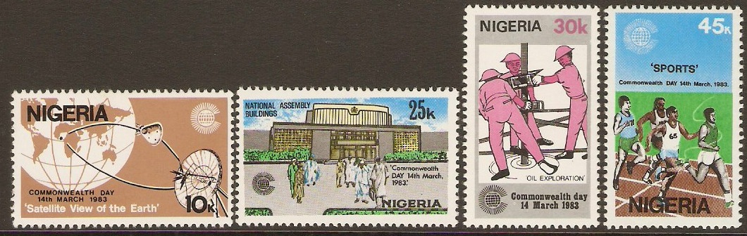 Nigeria 1983 Commonwealth Day Set. SG448-SG451.