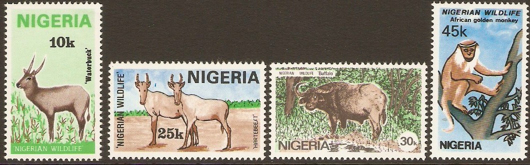 Nigeria 1984 Wildlife Set. SG469-SG472.