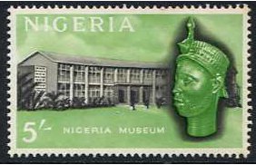Nigeria 1961 5s Black and emerald. SG99.
