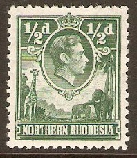 Northern Rhodesia 1938 d Green. SG25.