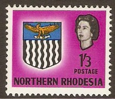 Northern Rhodesia 1963 1s.3d Bright purple. SG83.