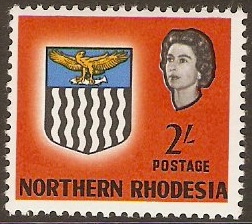 Northern Rhodesia 1963 2s Orange. SG84.
