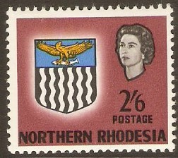 Northern Rhodesia 1963 2s.6d Lake-brown. SG85.