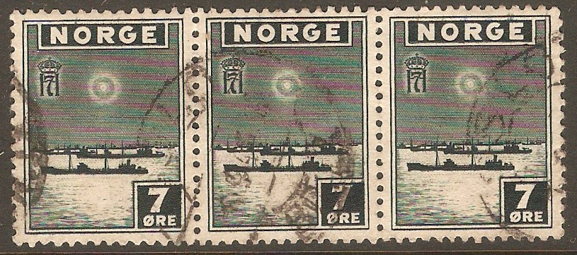 Norway 1943 7o Merchant Convoy. SG342.