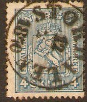 Norway 1867 4s blue. SG27.