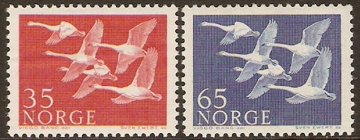 Norway 1956 Northern Countries Stamps. SG462-SG463.