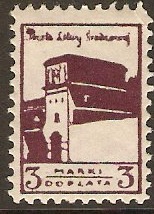Central Lithuania 1921 3m Purple. SGD26.
