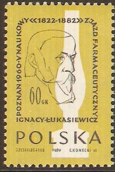 Poland 1960 Lukasiewicz Commemoration. SG1172.