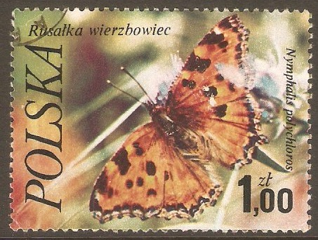 Poland 1977 1z Butterflies series. SG2504.